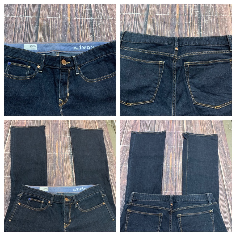 GAP 1969 premium denim curvy size 19/8R
Inseam 33”
Excellent Pre-owned Condition